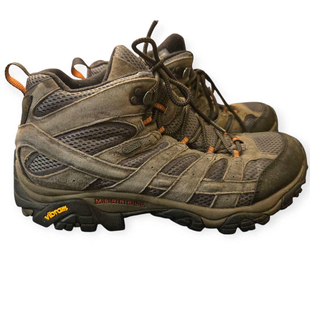 Merrell Men's Athletic Shoes - Dark Green and Black